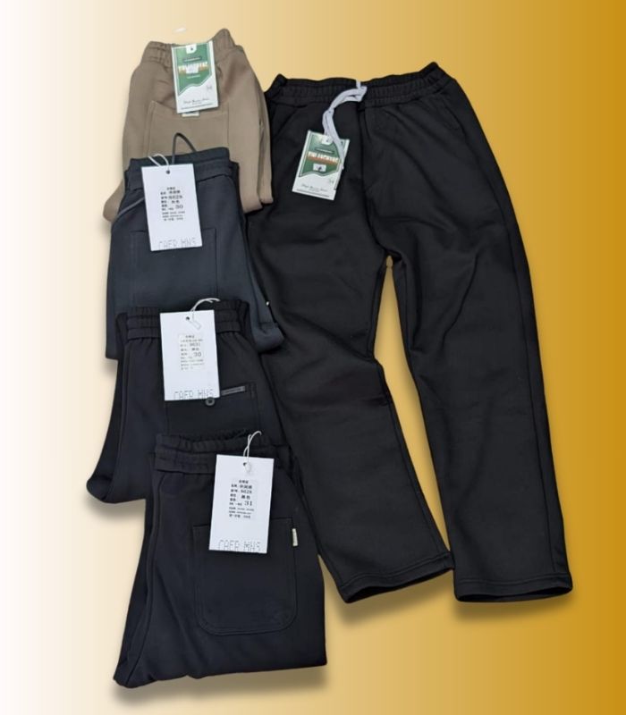 Fashion pantalons Joggers - Casual Cotton - Noir