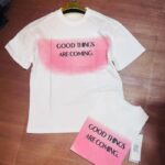 T-Shirt “GOOD THINGS ARE COMING” Blanc Unisexe